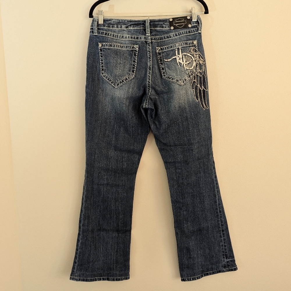 Harley Davidson Bootcut Embellished Jeans